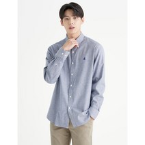 [빈폴] 스카이 블루 브러쉬드 하운드 투스 셔츠 (BC2964A51Q)