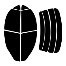 두일테크 아반떼 측후면 세트 열차단 썬팅필름 HD MD AD XD, 15%, 2.올뉴아반떼(98-00), 현대