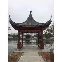 정자 팔각정자 육각정자 나무102861, 고대 네 모퉁이 정자