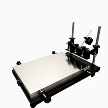 그래픽 프린트기 프린터 옷 가방 티셔츠 수동 인쇄기, 24x30CM 작은 알루미늄 스크린 인쇄기