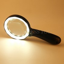 작업용 돋보기 확대경 루페 현미경 수리 공예 LED 독서 안경 Glass-10X 휴대용 노인 선물, .