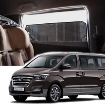 썬블럭 햇빛가래개 커튼 차박 더뉴 그랜드 스타렉스, 그랜드스타렉스(07~21년), 2열 좌우-에어메쉬/일반-통유리