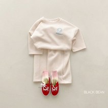 아기상하복 블랙빈 치즈 세트 유아 키즈 상하복 어린이집등원룩 남매룩