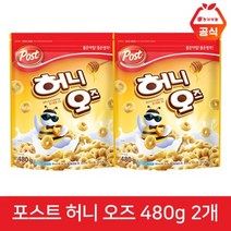 포스트 허니오즈 시리얼, 480g, 2개