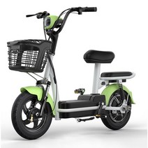 피앤케이 전기자전거 전동 스쿠터 장거리용 바이크 자토바이 출퇴근용, 48V, 그린 20암페어 95km