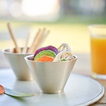 [광명놋전] [광명유기] 방짜유기 모던 디저트볼, 상세 설명 참조