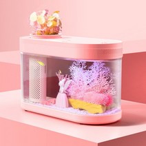 적지능형 물고기 탱크 에코시스템 투명 수족관 자동 타이밍 먹이 와이파이 스마트 박스