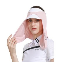 위너리스 써머 페이스커버 햇빛가리개 목토시, 핑크