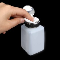 네일 멘다 디스펜서 200ml 리무버 클리너 아세톤 펌프 공병 용기, 메탈 멘다 디스펜서 200ml