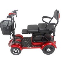 전동킥보드 전동스쿠터 가정용 편리 접이식 배터리 연결 장애인 노인을 위 4 륜 스쿠터, 02 Lead acid 48V12Ah