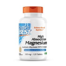 닥터스베스트 High Absorption Magnesium 100 mg 120정, 120캡슐