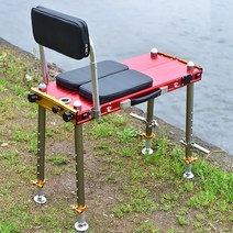 자립 발판 대륙 좌대 민물낚시 받침틀 중층 붕어 낚시 의자, 실버 65CM