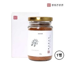 청양 구기자 분말 국산 차 가루 국내산 건구기자 물 열매 말린 고지베리 먹는방법 구기차 구귀자 100% 구기자의효능 베타카로틴 베타인 철분 파우더 파우다, 1통, 1통당 100g