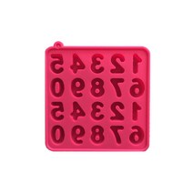 몰드비 정사각숫자 실리콘 몰드, 단품