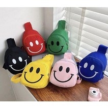 메신저백 스마일 키즈 휴대폰 가방 미니 크로스백