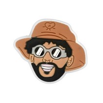 호환 지비츠 어두운 악어에 빛나는 토끼 신발 매력 19 개 라이트 업 핀 악어 푸에르토 리코 라틴 가수, [25] 00137 1pcs