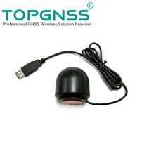 샤크 gps 안테나 GN502 USB GPS GLONASS 갈릴레오 GNSS 수신기 케이블 3 미터 NMEA0183 레벨 지원 윈도우 7 8 10 Xp CE