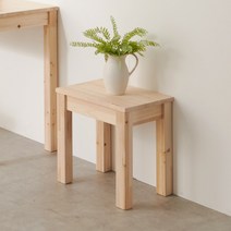 다니엘우드 식탁의자 벤치 스툴 화장대 원목 의자 핸드메이드, 고무나무1벤
