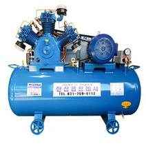 중고 한신 콤프레샤 왕복동 피스톤 산업용 콤푸레샤 20마력 500L