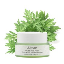 제이엠솔루션 릴리프 약산성 약쑥 수딩 크림 50ml / 쑥잎추출물50% 약산성 빠른진정 저자극, 4개