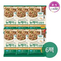대상웰라이프 뉴케어 당플랜 렌틸콩 소고기 볶음밥 335g x 6팩, 상세 설명 참조, 단일옵션