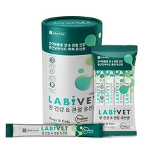 종근당 라비벳 반려동물 장건강 & 관절 유산균 60g