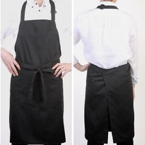 5색 목걸이형 남자 빅사이즈 홀앞치마 제과제빵앞치마 카페 바리스타 주방 쉐프, 레드