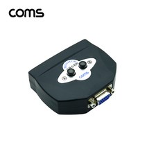 LC025 Coms VGA RGB 2:1 모니터 수동 선택기 스위치, 2개