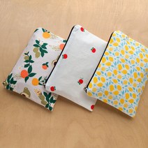 생리대파우치만들기 바느질재료 베리 아보카도 사과