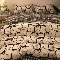 햄프린넨 유로 침대 시트 2 인용... 북유럽 스타일 이불 커버 세트 200x200 150, 21 21_01 Single(3pcs 150x200)