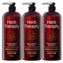 허브향으로 상쾌한 후감 대용량 딥 샴푸 1500ml x3개 풍성한거품, 허브 테라피 대용량 딥 샴푸 1500ml x 3개