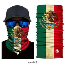 라이더 방품 방한 마스크 유니섹스 플래그 마스크 프린트 반다나 쿨 넥 게이터 튜브 스카프 다기능 하프, 01 43 Mexico, 한개옵션1