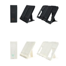 양손 자유 독서 접는 폴딩 접이식 태블릿 휴대용 합격 2단 4단 독서대 거치대 책 받침대 지지대, 아이보리