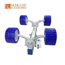 보트 트레일러 4휠 소프트 워블 롤러 키트 5 인치 블루 리브 18MM 보어 부품, 01 For 70 x 50 Pipe