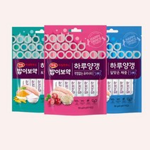 하림 밥이보약 하루양갱 56g 고양이 간식 3종, 토탈웰빙