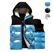 Sevenmoon 오리털 패딩조끼 패딩 베스트 남 패딩베스트 패딩조끼 지퍼 M-4XL