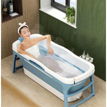 laterior 간편한 이동식 욕조, 특대형ㅡ블루