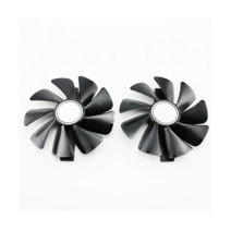 사파이어 라데온 RX 470 480 580 570 쿨러 팬 NITRO 마이닝 에디션 게임용 비디오 카드용 CF1015H12D 2 개, 한개옵션0