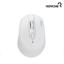 [로이체] 무소음 무선 옵티컬 마우스 RX-550 [게이밍/무소음/멀티페어링], 2.화이트
