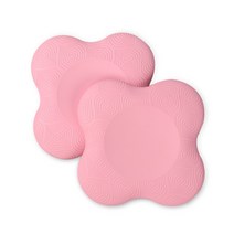 헬스장바닥 바닥 고무매트 헬스장 바닥재 요가 무릎 패드 휴대용 다리 팔 팔꿈치 균형 운동, 04 분홍색