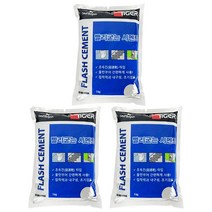 베이루 빨리굳는시멘트 회색 1kg 3개 보수몰탈 고강도 소포장 인테리어 셀프