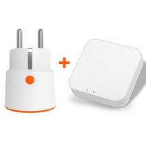 Tuya-ZigBee 3.0 스마트 플러그 WiFi 소켓 국내 호환 16A 전원 모니터 타이밍 기능 라이프 앱 Alexa Google 가정용으로 작동, 1 Set, EU