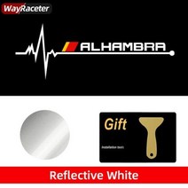 좌석용 반사 비닐 자동차 창 스티커 이비자 큐프라 아로나 Ateca 코르도바 엑세오 레온 미이 타라코 톨레도 아로사 알티아 알함브라, Alhambra+1 Piece