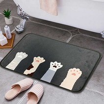 선물용 러그 귀여운 디자인 발러그 홈인테리어 소품 욕실발매트 집들이선물 집인테리어러그, 17_데이지