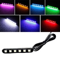 [K020] 오토바이 6 LED 싸이키 파박이 / 개당판매, 블루