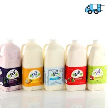 웃담요구르트 무설탕 수제요거트 대용량 요거트 마시는요거트 음료 1800ml, 딸기 1800ml
