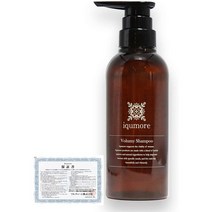 일본직발송 6. IQUMORE 【이크모어 공식】이크모어 볼류미 샴푸 300ML 아미노산계 샴푸 논 실리콘 약산성, One Size, One Color