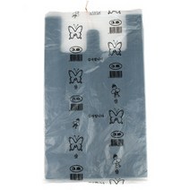 일반 봉투 100매 27X45CM 흑색 상점 포장 비닐 봉지