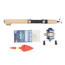 가벼운민물낚시대 바다낚시대 낚시대세트민물 낚시용 75cm 낚싯대 세트 스트링 후크 얼음 낚시대 겨울, 한개옵션0