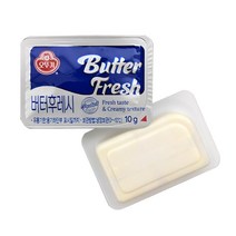 오뚜기 버터후레쉬 딸기잼 디스펜팩 맛있는잼 식빵 와플 스콘 모닝빵 잼 일회용, 버터후레쉬10g(1개)